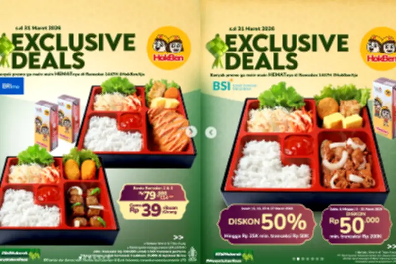 Promo Lebaran 2026: 9 Restoran Cepat Saji Berikan Diskon dari Bakmi GM hingga