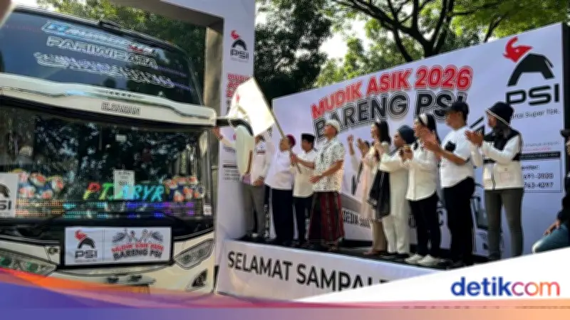 PSI Berangkatkan 10.800 Pemudik dengan 200 Bus Gratis ke Berbagai Kota di Jawa
