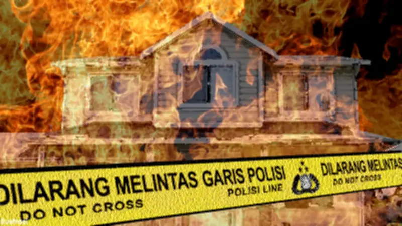 Pulang Lebaran Disambut Kobaran Api, Rumah di Kembangan Hangus Terbakar