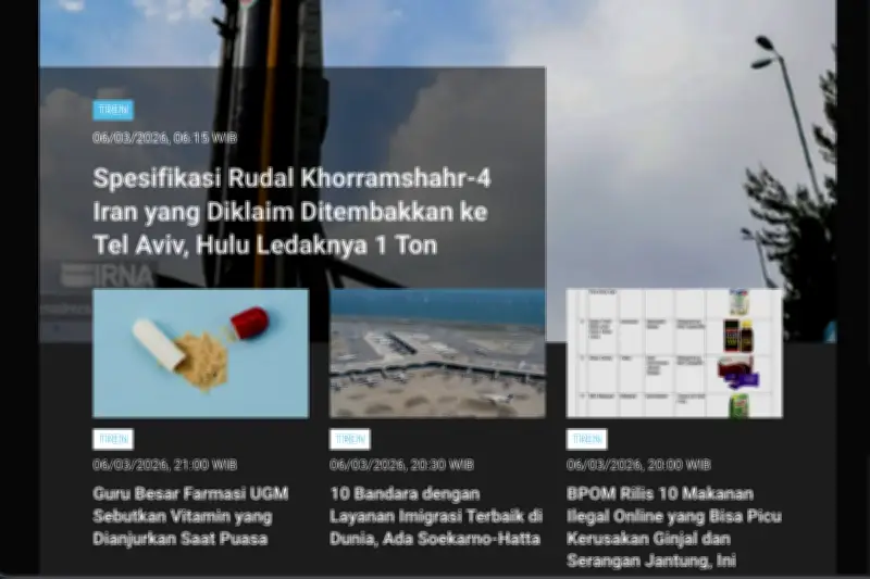 Rudal Iran Guncang Tel Aviv, Trump Komentari Suksesi, dan Isu Stok BBM Nasional