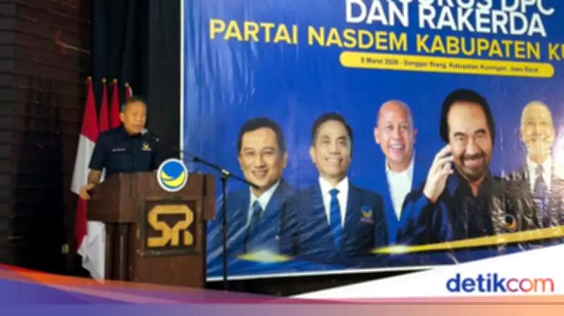 Saan Mustopa Arahkan Kader NasDem Kuningan untuk Target Tiga Besar Pemilu 2029
