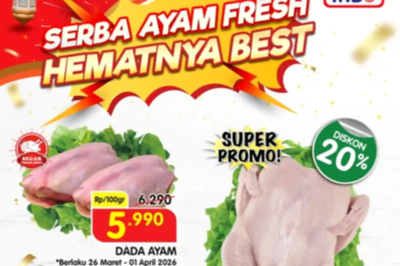 Superindo Gelar Promo Akhir Pekan: Ayam Broiler Diskon 20 Persen