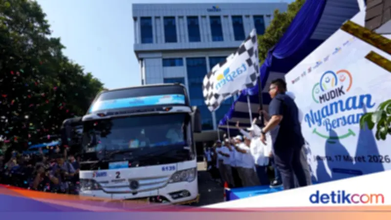 Taspen Lepas 35 Bus untuk Mudik Gratis 2026, 1.400 Pemudik Diberangkatkan