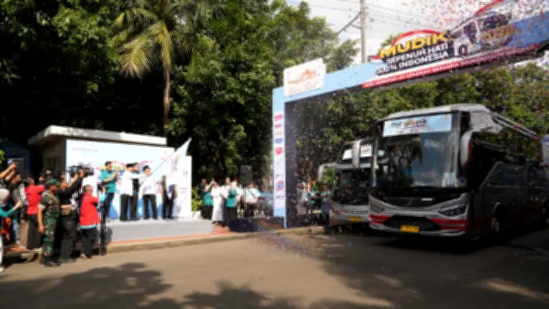 Tempo Scan Lepas 3.000 Pemudik Gratis Jelang Lebaran 2026 dari Istiqlal