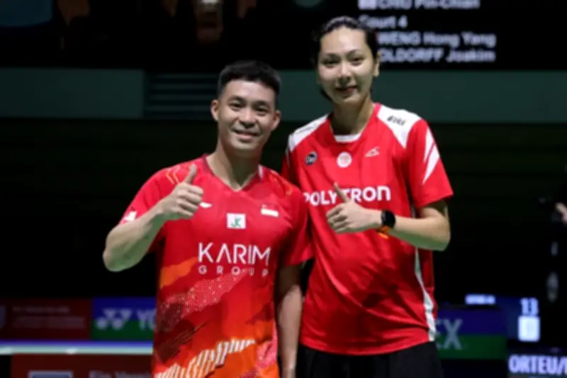Terry/Gloria Melonjak 67 Peringkat di Ranking BWF Usai German Open 2026