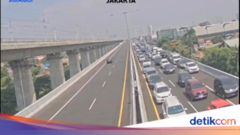 Tol MBZ Arah Cikampek Padat Pagi Ini, Ditutup Sementara untuk Urai Lalu Lintas