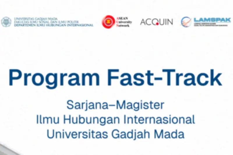 UGM Buka Program Fast Track S1-S2 Hubungan Internasional, Lulus Dapat 2 Gelar