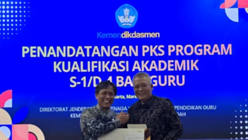 UT dan Kemendikdasmen Kolaborasi, Guru Bisa Kuliah S1/D4 Tanpa Tinggalkan Tugas Mengajar