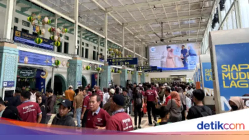 Warga Mulai Mudik Lebaran Lebih Awal Usai Kalah Perang Tiket Kereta Api