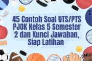45 Contoh Soal UTS PTS PJOK Kelas 5 Semester 2 dan Kunci Jawaban Siap