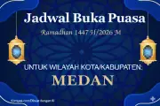Jadwal Buka Puasa di Medan Hari Ini, Senin 2 Maret 2026