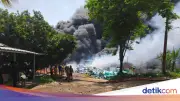 Kebakaran Hanguskan 4 Gedung Pabrik Helm di Bogor, Kerugian Capai Puluhan Miliar