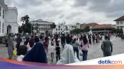 Kota Tua Ramai Pengunjung di H+5 Lebaran, Libur Sekolah Jadi Faktor Utama