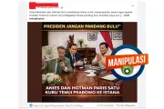 Narasi Media Sosial Klaim Anies dan Hotman Temui Prabowo Bahas Ijazah Palsu