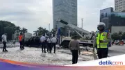 Polisi Ungkap Penyebab Pengemudi BYD Nyebur ke Kolam Bundaran HI