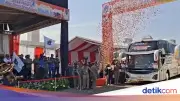 Pramono Anung Lepas 744 Bus Mudik Gratis, Diikuti 34 Ribu Warga Jakarta