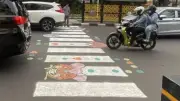Pramono Apresiasi Zebra Cross Pac Man di Tebet, Tapi Harus Ikuti Aturan