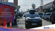 Rest Area KM 43 Tol Jakarta-Merak Mulai Dipadati Pemudik Lebaran