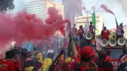 Ribuan Personel Gabungan Amankan Tiga Titik Demo di Jakarta Pusat Hari Ini