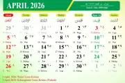 Rincian Tanggal Merah dan Hari Libur Nasional di Kalender April 2026
