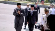 SBY dan JK Melayat Almarhum Juwono Sudarsono di Kemhan, Jenazah Disemayamkan di Ruang Hening