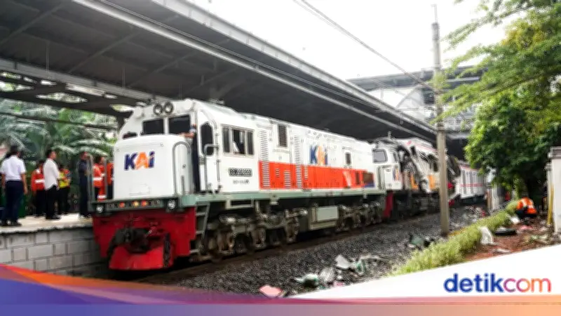 25 Perjalanan KA Jarak Jauh Terganggu Akibat Kecelakaan di Bekasi