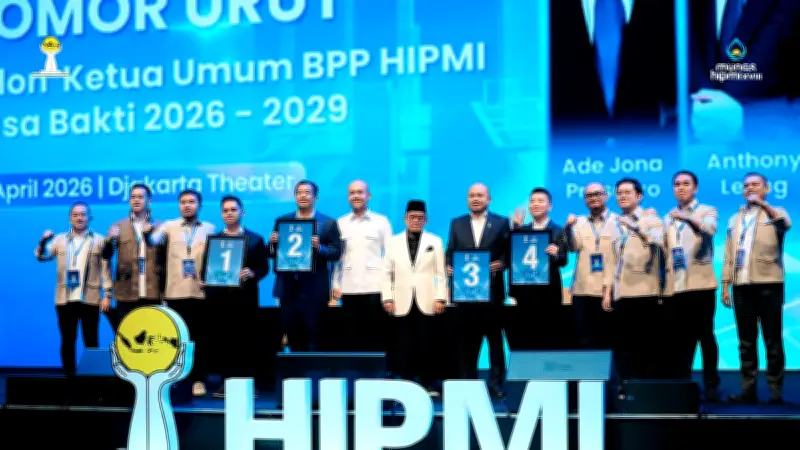 4 Caketum HIPMI Kantongi Nomor Urut, Siap Adu Gagasan di Munas XVIII