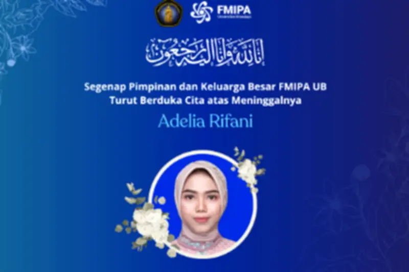Alumnus UB Adelia Rifani Jadi Korban Kecelakaan KRL KA Argo Bromo