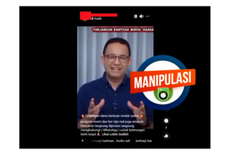 Anies Baswedan Diklaim Beri Bantuan Modal Usaha dari Tabungan Pribadi