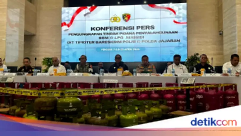 Bareskrim Bongkar Penyalahgunaan BBM-LPG Subsidi, Negara Rugi Rp 243 Miliar dalam 13 Hari