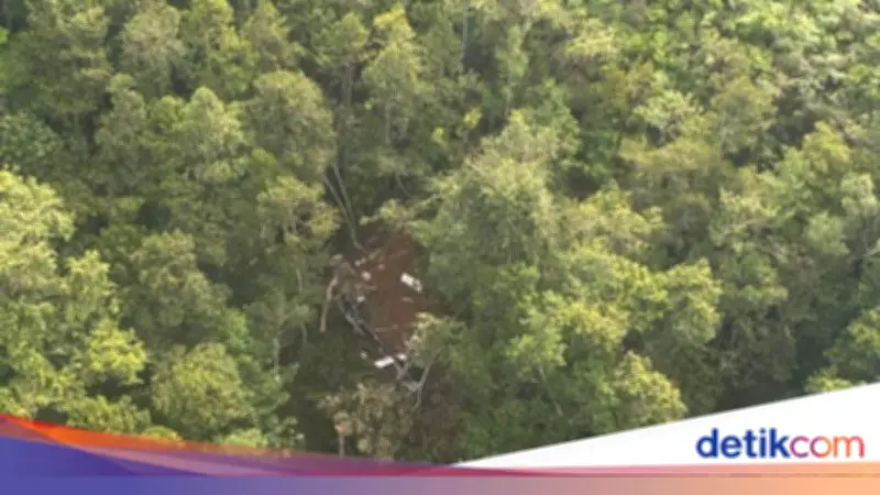 Basarnas Temukan Ekor Helikopter Jatuh di Sekadau, 3 Km dari Titik Hilang Kontak
