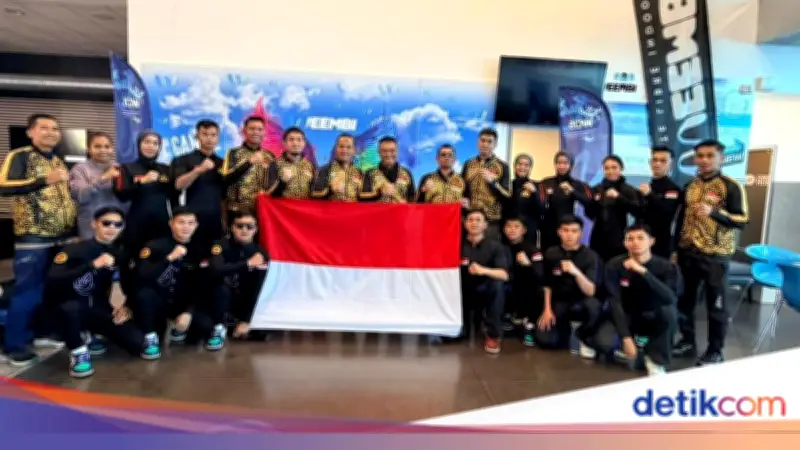 Brimob Polri Tembus 10 Besar Dunia di Kejuaraan Indoor Skydiving di Prancis
