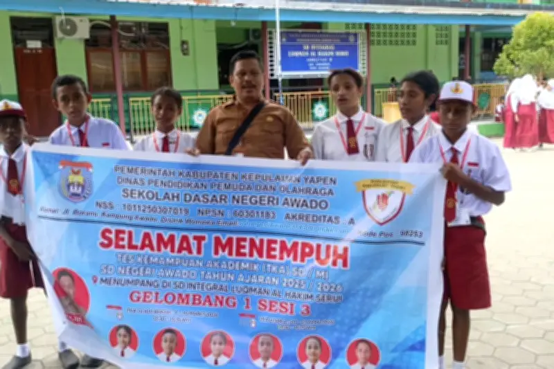 Cerita Siswa SD Negeri Awado Harus Seberangi Lautan demi Ikut TKA 2026
