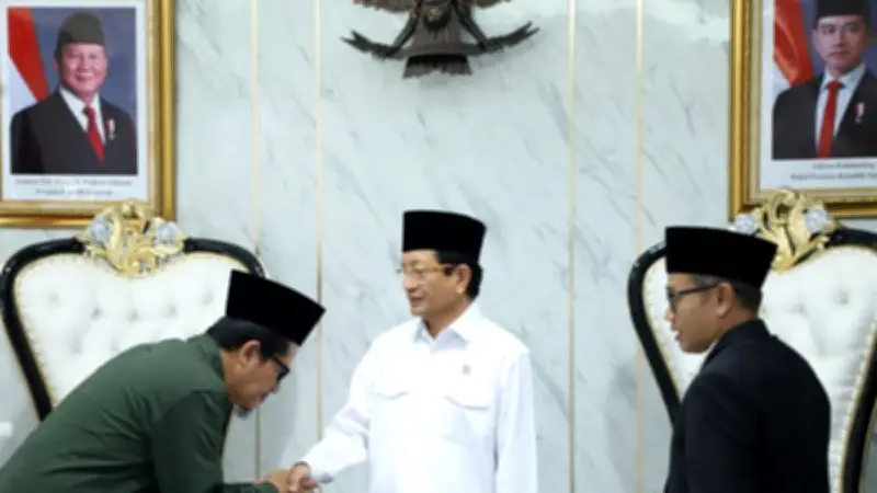 Cucu Pendiri NU Temui Menag Bahas Kondisi Internal dan Rekonsiliasi Jelang Muktamar