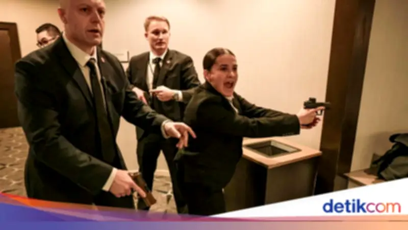 Detik-detik Penembakan di Acara Trump, Seluruh Kabinet Dievakuasi