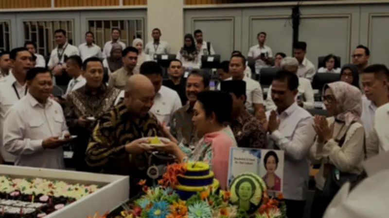 Didit Prabowo Hadiri Perayaan Ulang Tahun ke-67 Titiek Soeharto di DPR