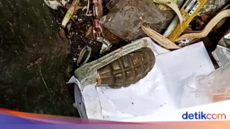 Granat Aktif Ditemukan di Tong Sampah Belakang Masjid BPN Makassar