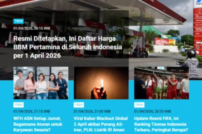 Harga BBM Pertamina hingga Gugurnya TNI di Lebanon Jadi Berita Populer