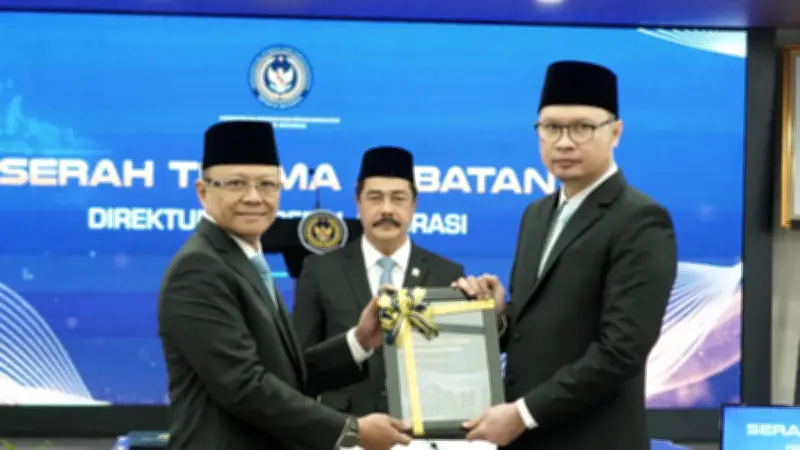 Hendarsam Marantoko Resmi Dilantik sebagai Dirjen Imigrasi oleh Menteri Agus