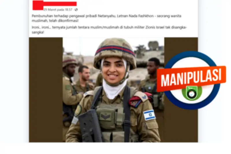 Hoaks Netanyahu Punya Pengawal Muslimah yang Tewas Dibunuh