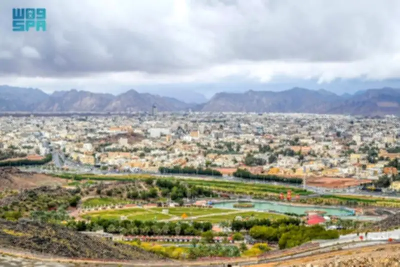 Hujan Musim Semi Ubah Gurun Arab Saudi Jadi Hamparan Hijau dan Air Terjun