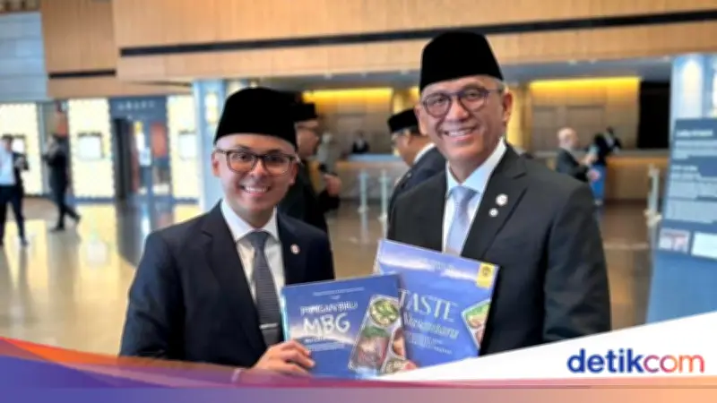 Indonesia Perkuat Diplomasi Kuliner ke Korsel Lewat Buku Blue Food for MBG