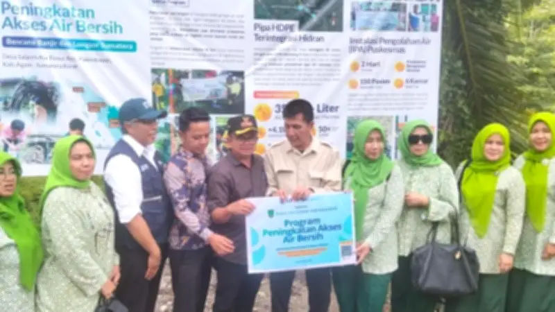 ITB Serahkan Program Air Bersih di Agam Sumbar, Dukung Pemulihan Pascabencana Banjir Bandang