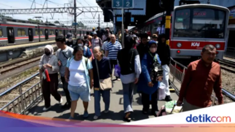 Jalur 6-8 KRL di Stasiun Bogor Ditutup Sementara untuk Perpanjangan Peron