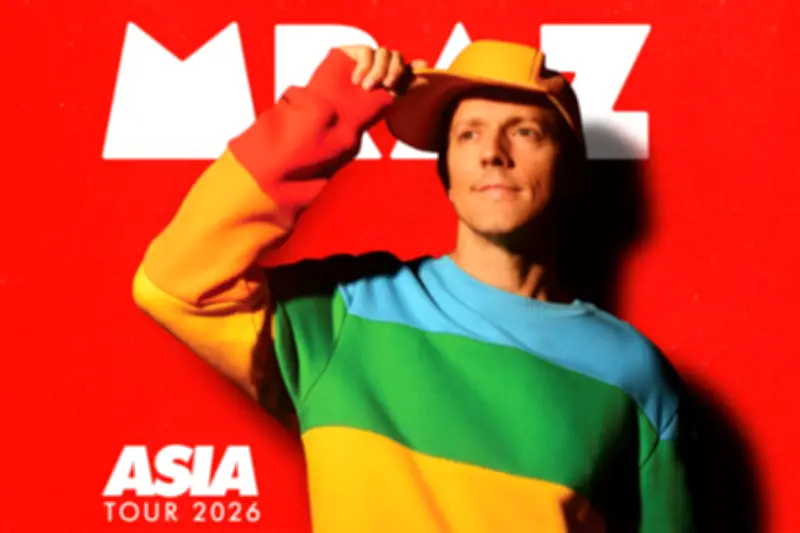 Jason Mraz Gelar Tur Asia 2026, Jakarta Dilewatkan