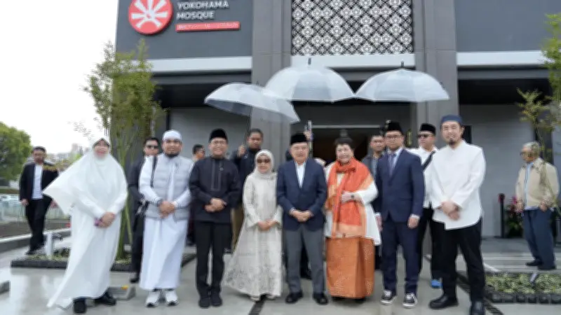 Jusuf Kalla Resmikan Masjid As-Sholihin Yokohama, Hasil Gotong Royong WNI di Jepang