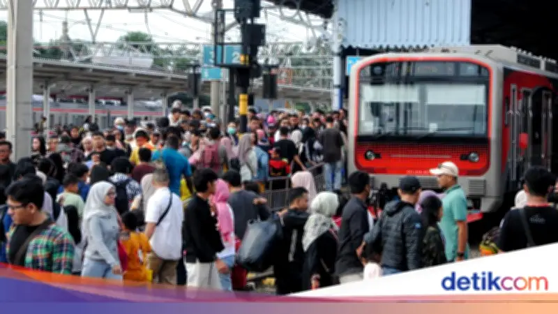 KAI Commuter Line Ubah Jadwal KRL Rute Jakarta-Bogor untuk Pengembangan Stasiun