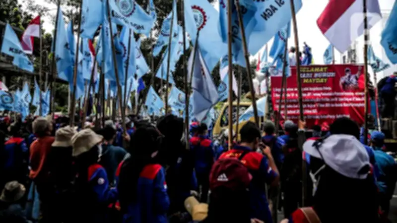 Kamera ETLE di Monas Tetap Nyala saat May Day, 200 Ribu Buruh Padati Lokasi