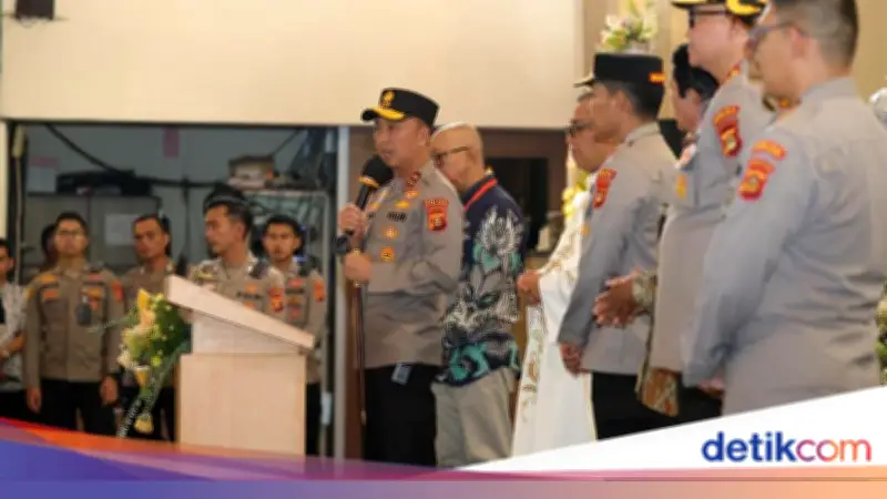Kapolda Sumsel Tinjau Pengamanan Paskah di Gereja St Yoseph: Ibadah Berjalan Aman dan Lancar