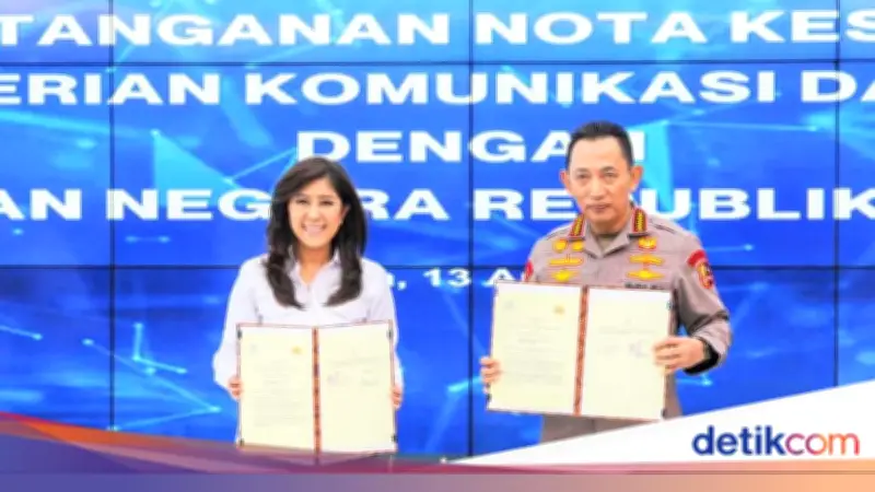 Kapolri dan Menkomdigi Teken MoU, Perkuat Keamanan Siber dan Penegakan Hukum Digital